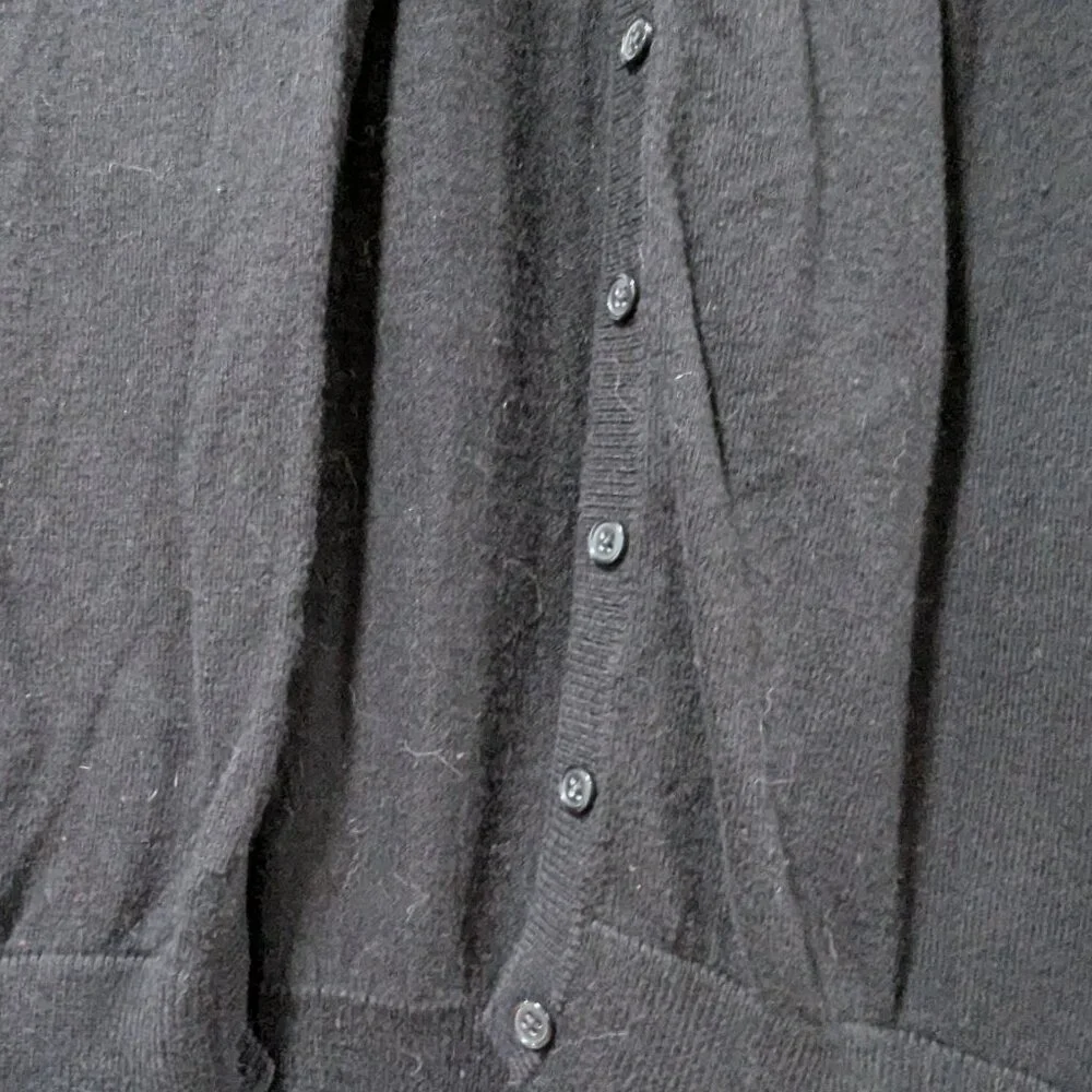 Old Navy Black Button Up Long Sleeve Cardigan Sz XS - Picture 3 of 6